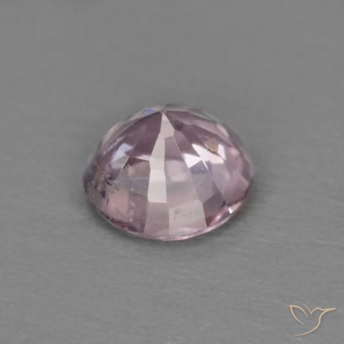 0.55カラットの天然非常に薄い紫スピネル、ラウンド、VVS-VS