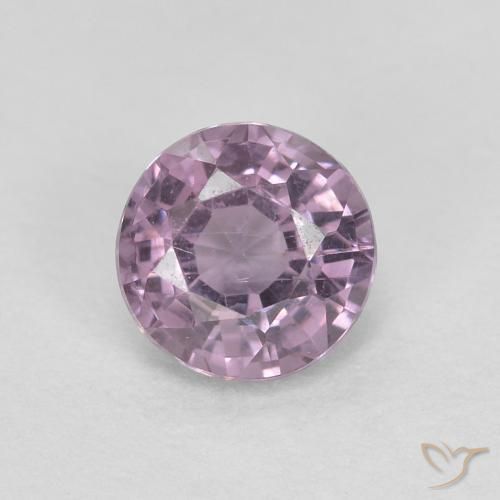 0.54ct 天然 薄いグレープパープル スピネル, ラウンド, VS