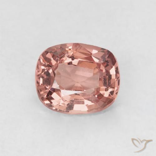 0.80ct 天然 オレンジピンク スピネル, クッション, VVS-VS