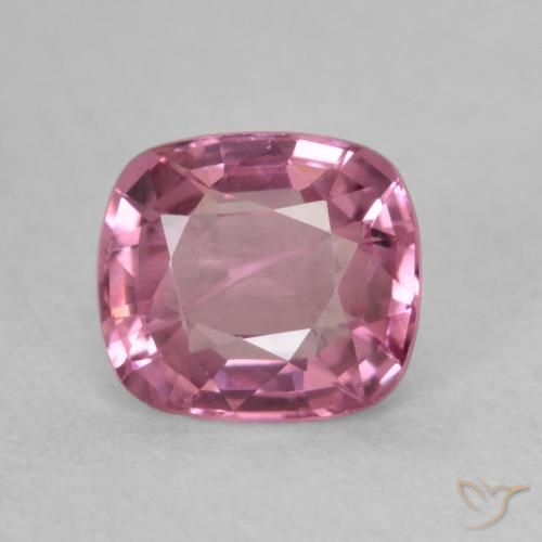 0.66ct 天然 ディープパープル スピネル, クッション, VVS-VS