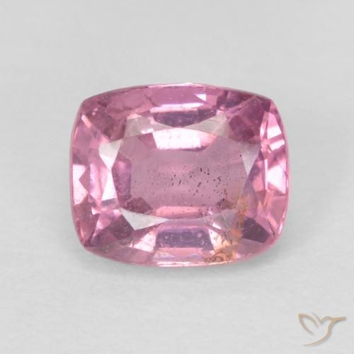 0.71ct 天然 ミディアムピンク スピネル, クッション, VVS-VS