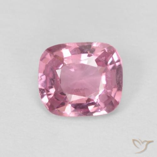 0.42ct 天然 バブルガムピンク スピネル, クッション, VVS