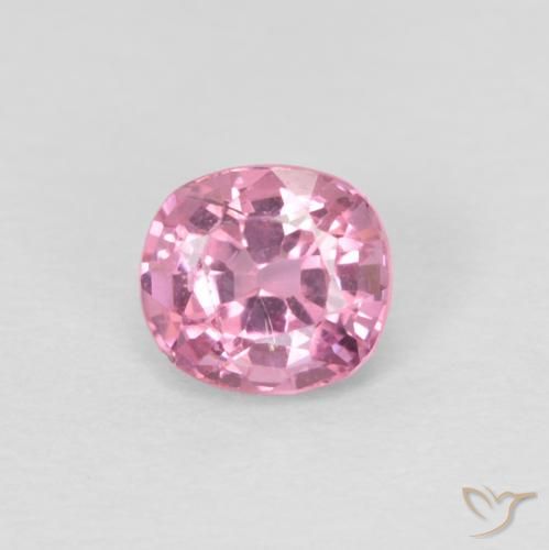 0.37ct 天然 ミディアムピンク スピネル, クッション, VS