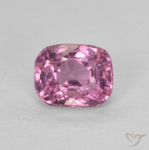 0.65ct 天然 ホットピンク スピネル, クッション, VVS-VS