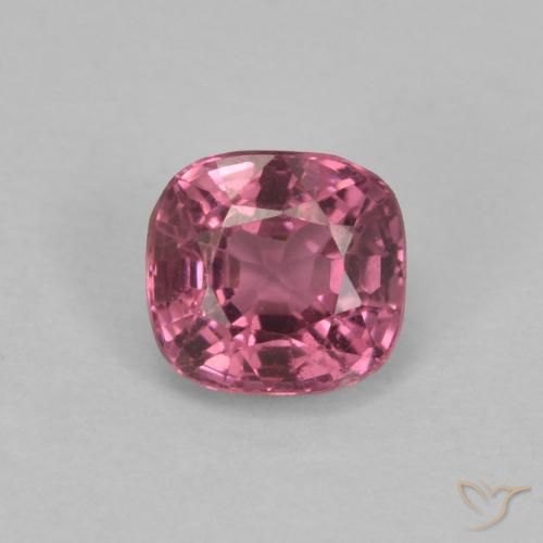 0.63ct 天然 ミディアムパープル スピネル, クッション, VVS-VS