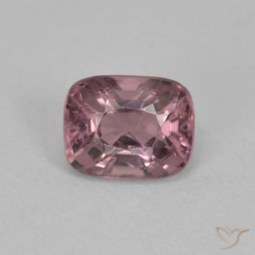 0.54ct 天然 プラムグレー スピネル, クッション, VVS-VS