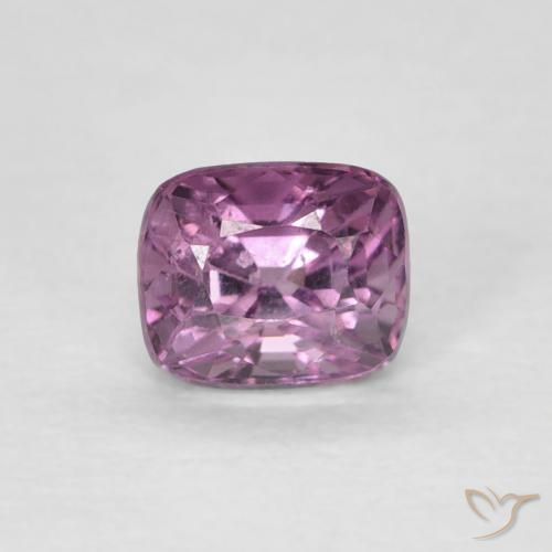 0.50ct 天然 ミディアムパープル スピネル, クッション, VS