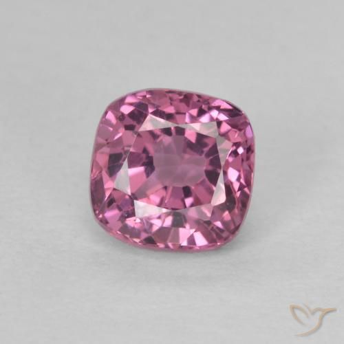0.79ct 天然 ミディアムパープル スピネル, クッション, VVS-VS