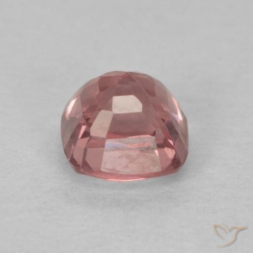 0.65カラットの天然ミディアムピンクスピネル、クッション、VS