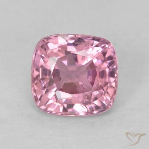 0.71ct 天然 ピンクがかったパープル スピネル, クッション, VS