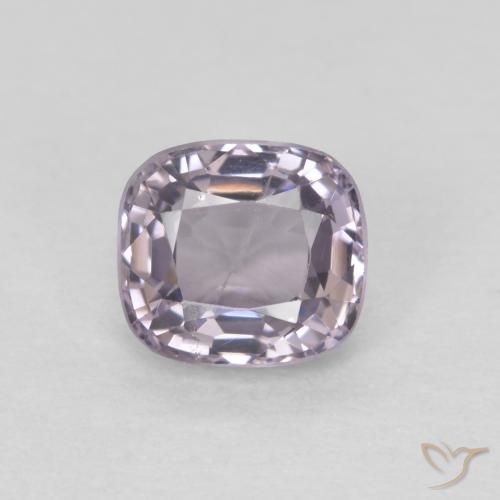0.67ct 天然 グレーがかったバイオレット スピネル, クッション, VVS-VS