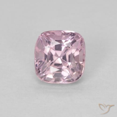 0.62ct 天然 ライトピンク スピネル, クッション, VVS-VS