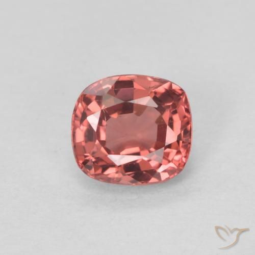 0.55ct 天然 ラズベリーピンク スピネル, クッション, VVS-VS