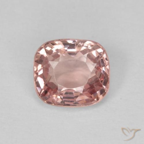 0.64ct 天然 ライトローズピンク スピネル, クッション, VVS