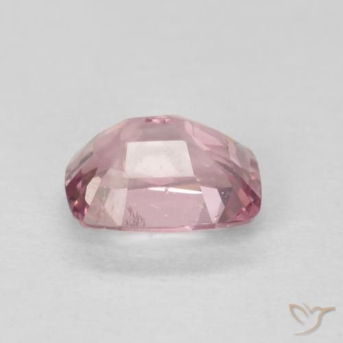 0.67カラットの天然Medium Light-Pinkスピネル、クッション、VS