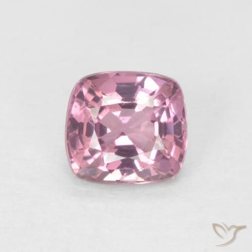 0.55ct 天然 非常に薄いピンク スピネル, クッション, VS