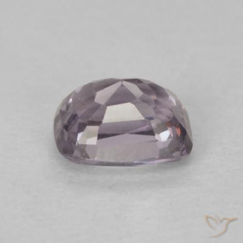0.55カラットの天然Dark Grey Purpleスピネル、クッション、VVS