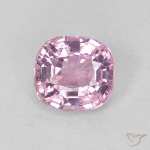 0.49ct 天然 ライトパープル スピネル, クッション, VVS