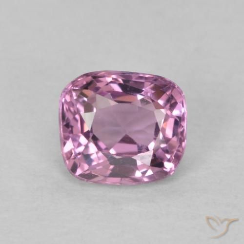 0.50ct 天然 ミディアムパープル スピネル, クッション, VVS