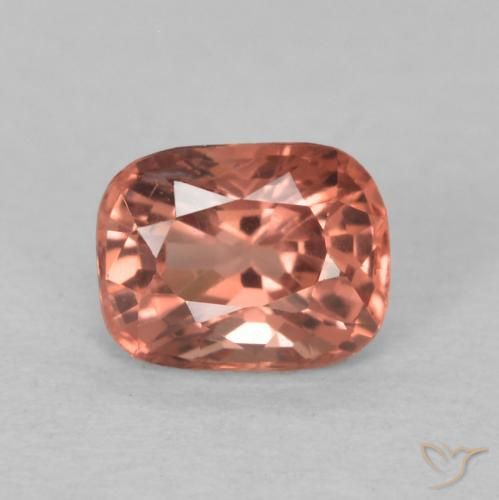 0.55ct 天然 赤みがかったピンク スピネル, クッション, VVS