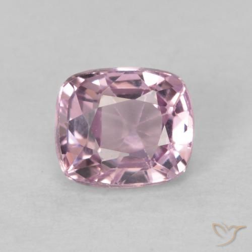 0.58ct 天然 非常に薄いピンク スピネル, クッション, VVS
