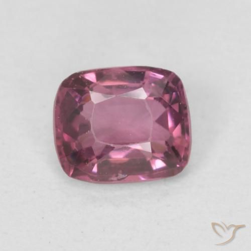 0.49ct 天然 ミディアムパープル スピネル, クッション, VS