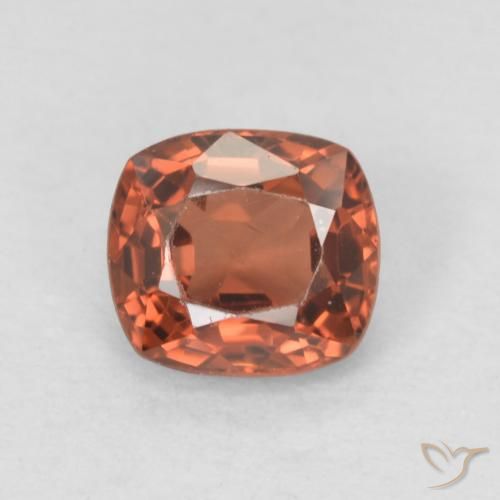 0.52ct 天然 オレンジレッド スピネル, クッション, VVS