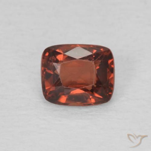 0.45ct 天然 サングリアレッド スピネル, クッション, VVS-VS