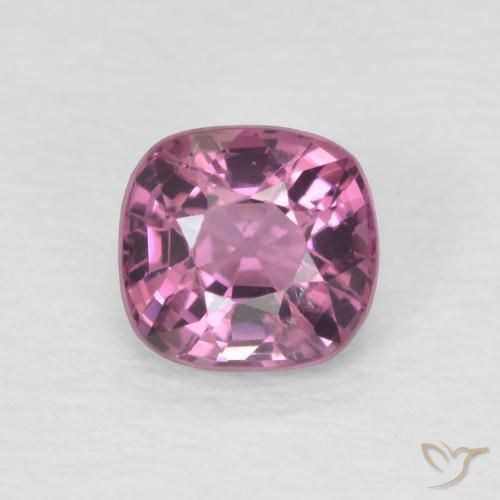0.68ct 天然 ミディアムパープル スピネル, クッション, VVS-VS