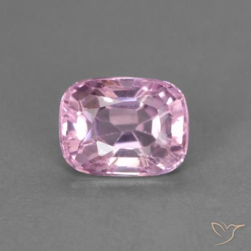 0.65ct 天然 ピンクがかった紫 スピネル, クッション, VS