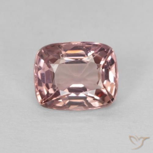 0.70ct 天然 薄いバブルガムピンク スピネル, クッション, VVS-VS