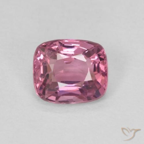 0.65ct 天然 ホットピンク スピネル, クッション, VVS-VS