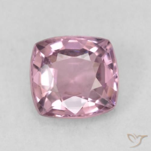 0.69ct 天然 薄い赤みがかった紫 スピネル, クッション, VVS