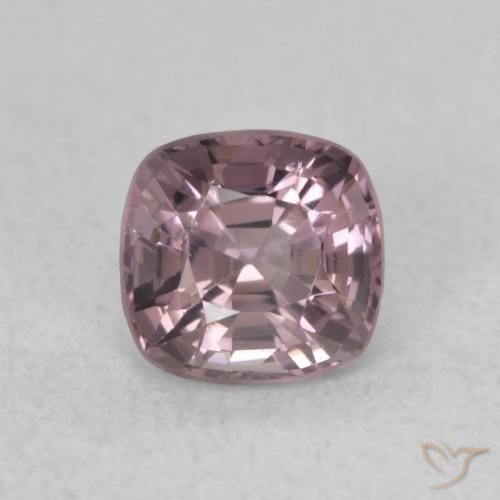 0.55ct 天然 ピンクがかったパープル スピネル, クッション, VVS