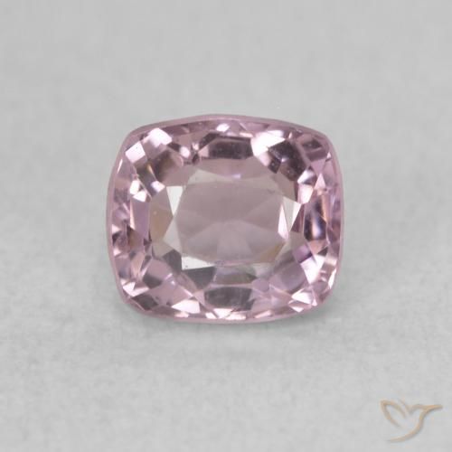 0.56ct 天然 ライトパープル スピネル, クッション, VVS