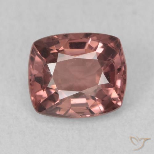 0.80ct 天然 オレンジピンク スピネル, クッション, VVS-VS