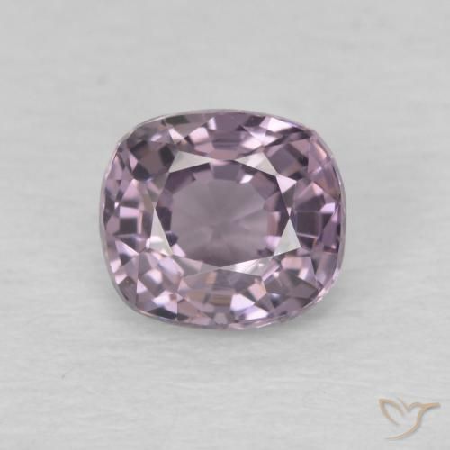 0.81ct 天然 グレーパープル スピネル, クッション, VVS-VS