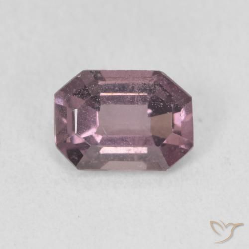 0.70ct 天然 ミディアムパープル スピネル, エメラルドカット, VS