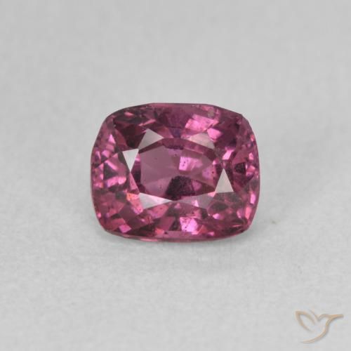 0.77ct 天然 濃いマゼンタ スピネル, クッション, VS