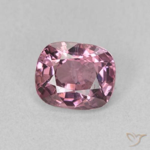0.88ct 天然 ピンクがかったパープル スピネル, クッション, VS