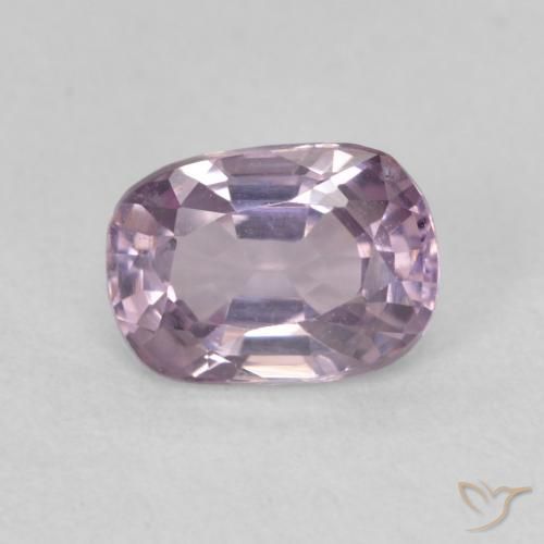0.89ct 天然 ライトパープル スピネル, クッション, VVS
