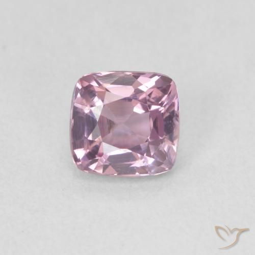 0.62ct 天然 ライトパープル スピネル, クッション, VVS