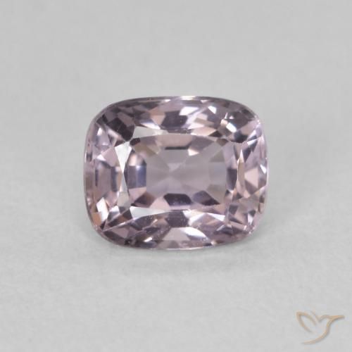 0.75ct 天然 グレーピンクがかった紫 スピネル, クッション, VVS-VS
