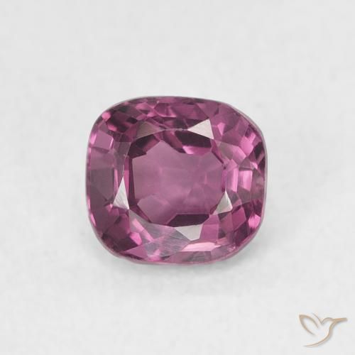 0.64ct 天然 ディープパープル スピネル, クッション, VVS-VS