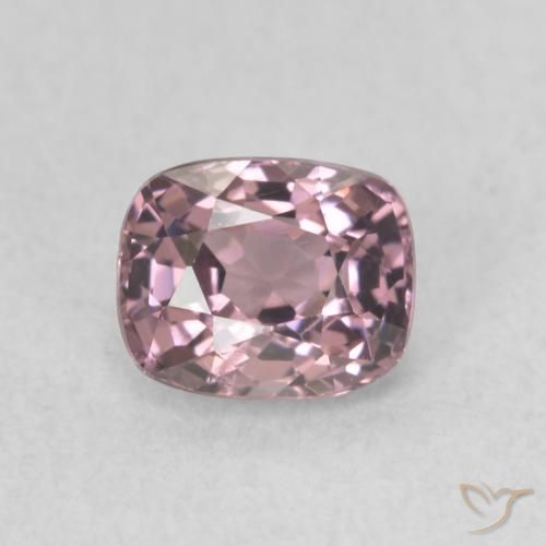 0.75ct 天然 ミディアムパープル スピネル, クッション, VVS