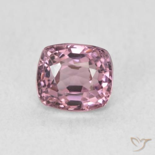 0.76ct 天然 ライトパープル スピネル, クッション, VVS