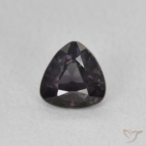 0.60ct 天然 Blackish Violet スピネル, トリリオン, VVS-VS