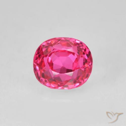 0.58ct 天然 ホットピンク スピネル, 楕円形, VS