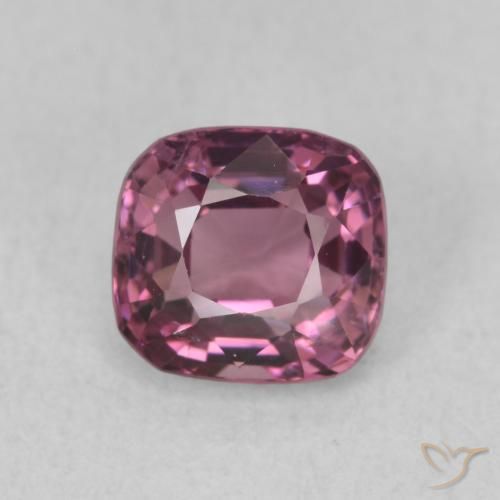 1.35ct 天然 ミディアムパープル スピネル, クッション, VS
