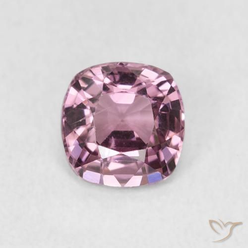 1.04ct 天然 薄いピンクがかった紫 スピネル, クッション, VS